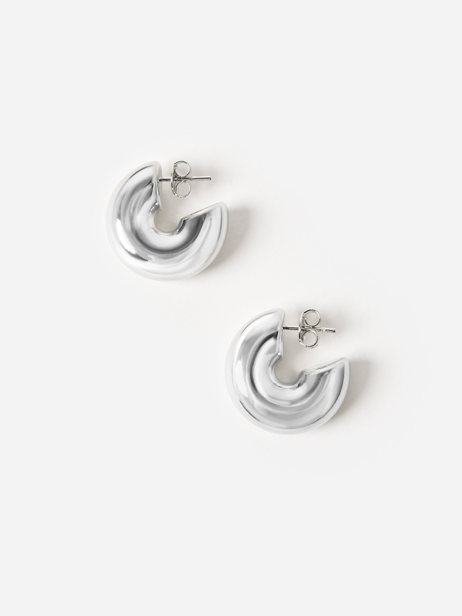 Alexa Leigh Women's Chubby Hoop Earrings - Saint Bernard