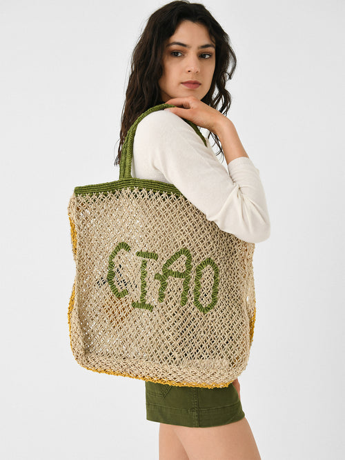 The Jacksons Ciao Lemon Tote