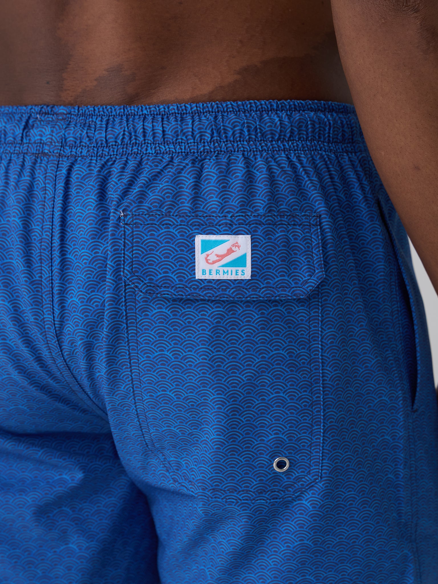 Bermies Men's Circle Bay Swim Trunk - Saint Bernard
