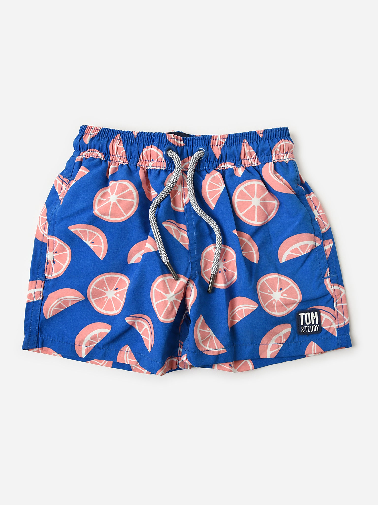 Tom + Teddy Boys' Citrus Swim Trunk - Saint Bernard