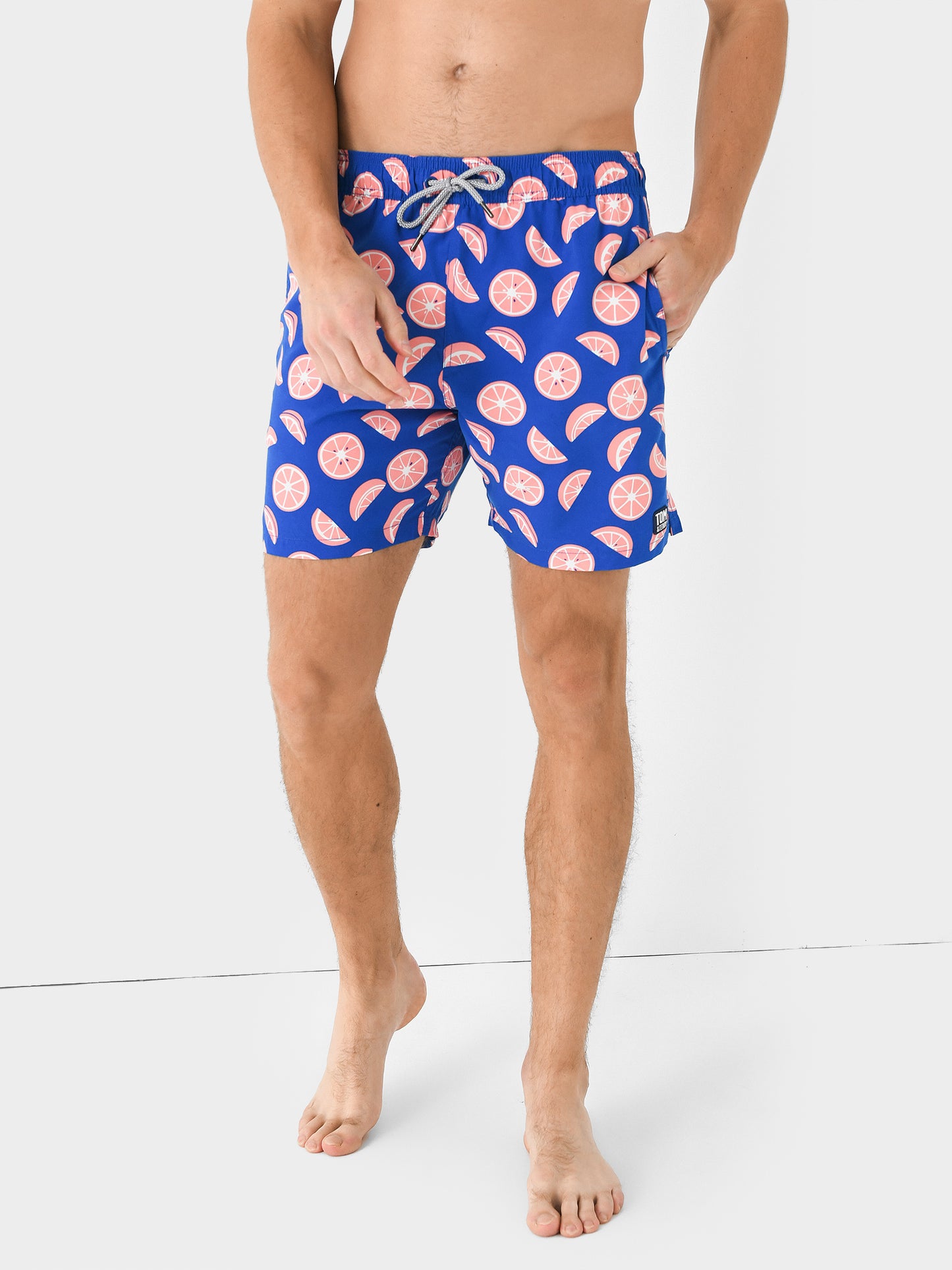 Tom + Teddy Men's Citrus Swim Trunk - Saint Bernard
