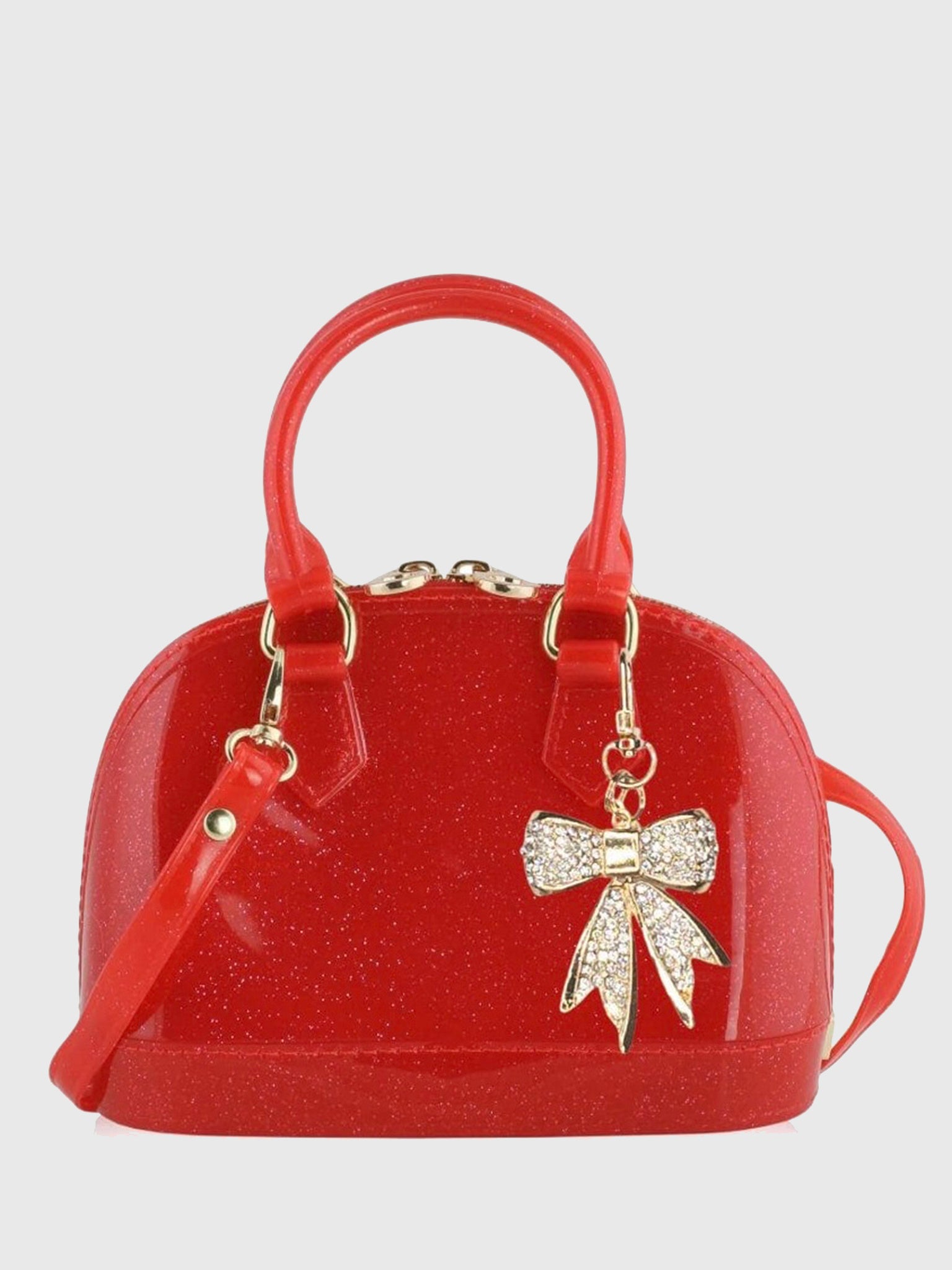 Carrying Kind Girls' Coco Bow Charm Cate Handbag - Saint Bernard