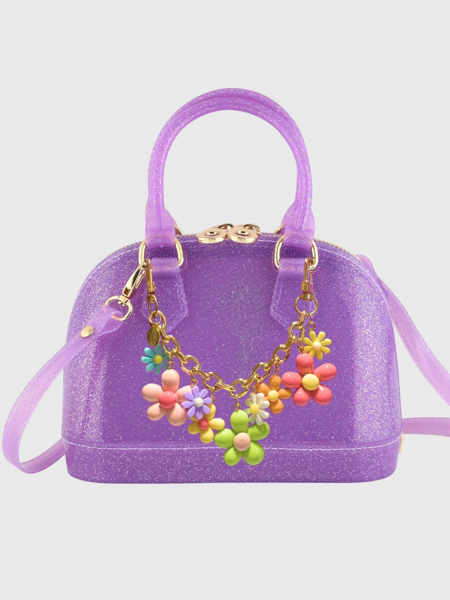Carrying Kind Girls' Flower Power Charm Cate Handbag - Saint Bernard
