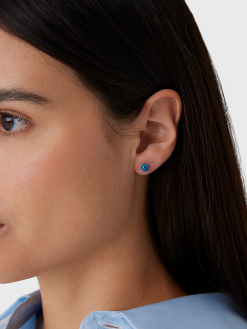 TAI Colored Smiley Face Stud Earrings