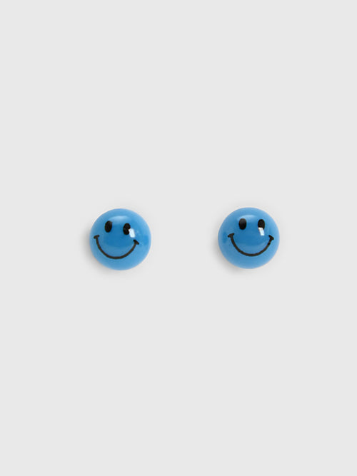 TAI Colored Smiley Face Stud Earrings