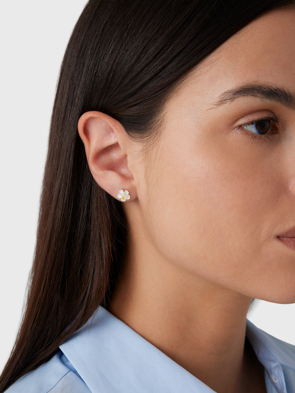 TAI Women's Whimsical Daisy Stud Earrings - Saint Bernard