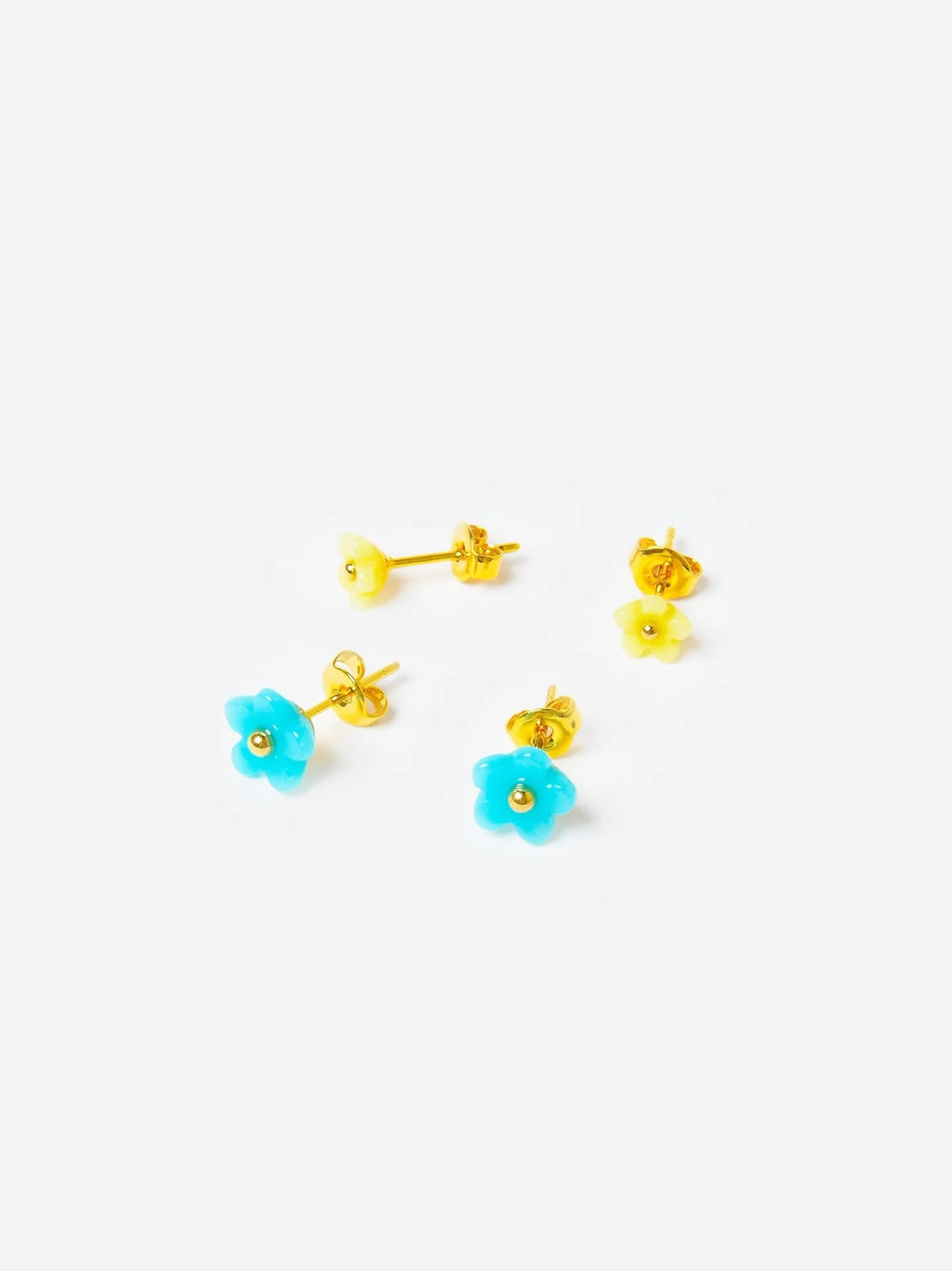 TAI Flower Stud Earrings Set - Saint Bernard