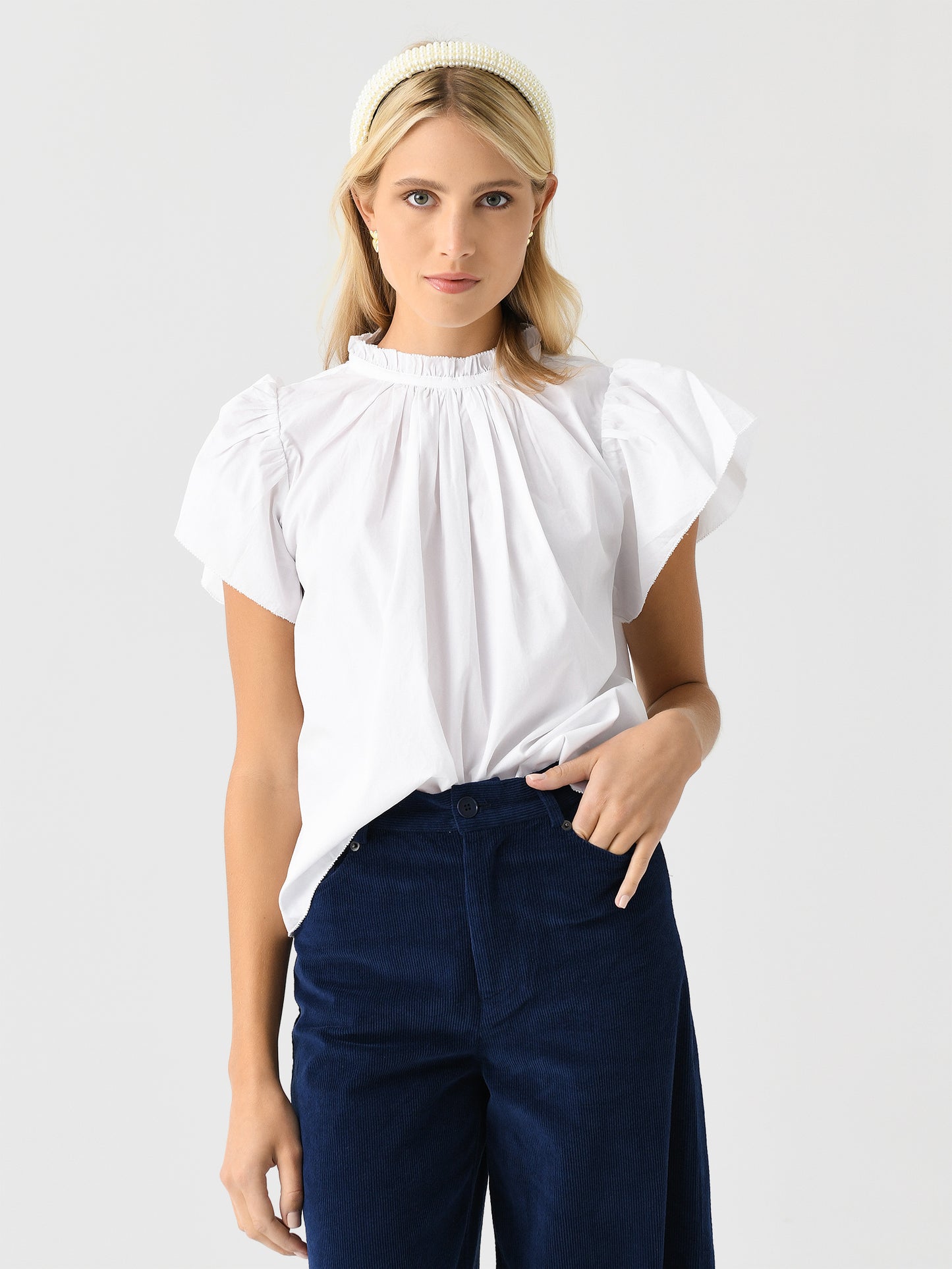 Trovata Women's Carla Blouse - Saint Bernard