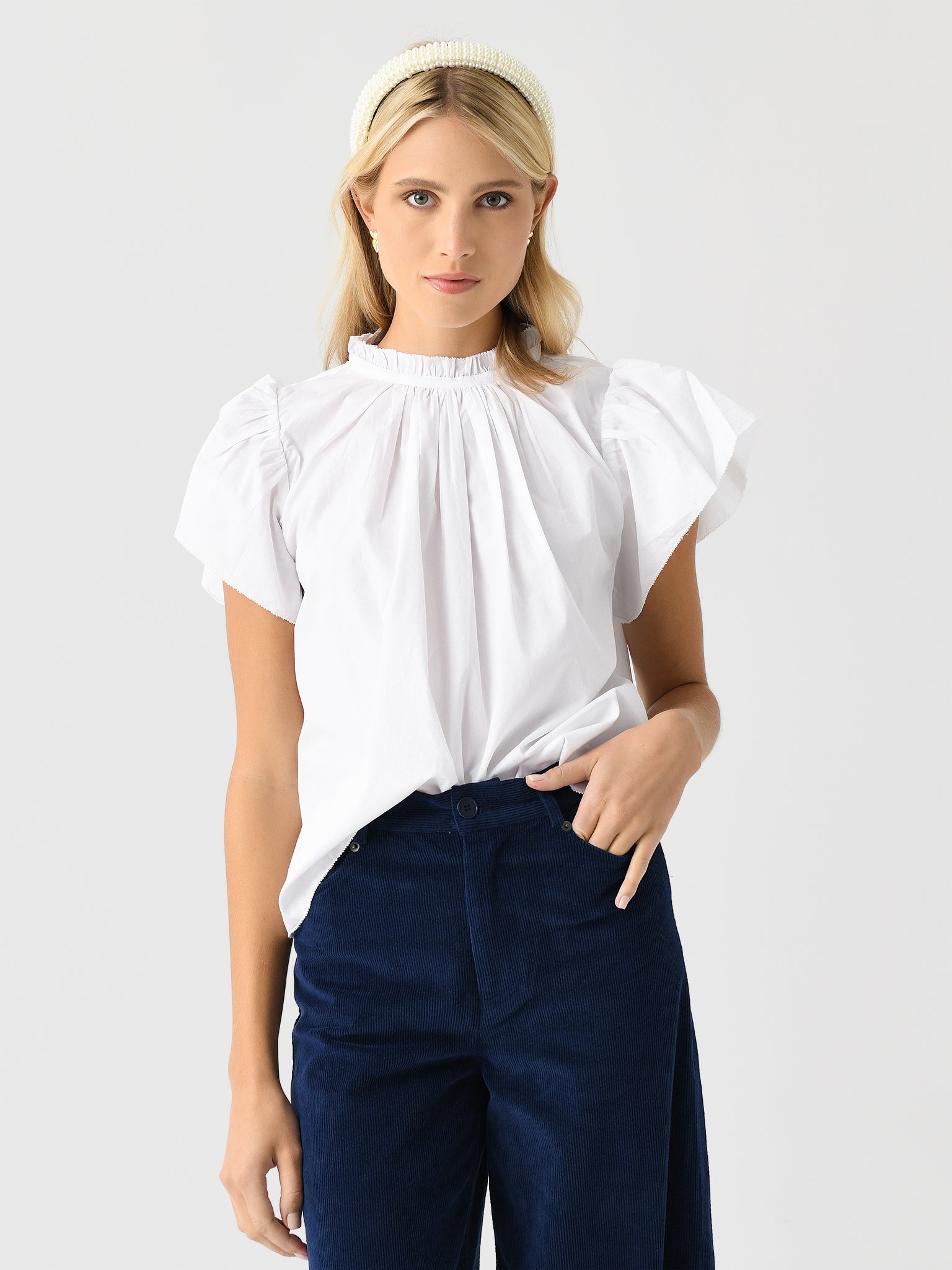 Trovata Women's Carla Blouse - Saint Bernard