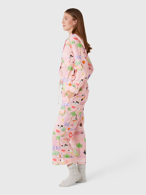 Karen Mabon Women's Classic Long Sleeve Pajama Set