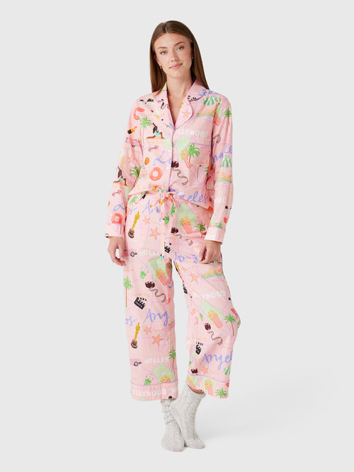 Karen Mabon Women's Classic Long Sleeve Pajama Set