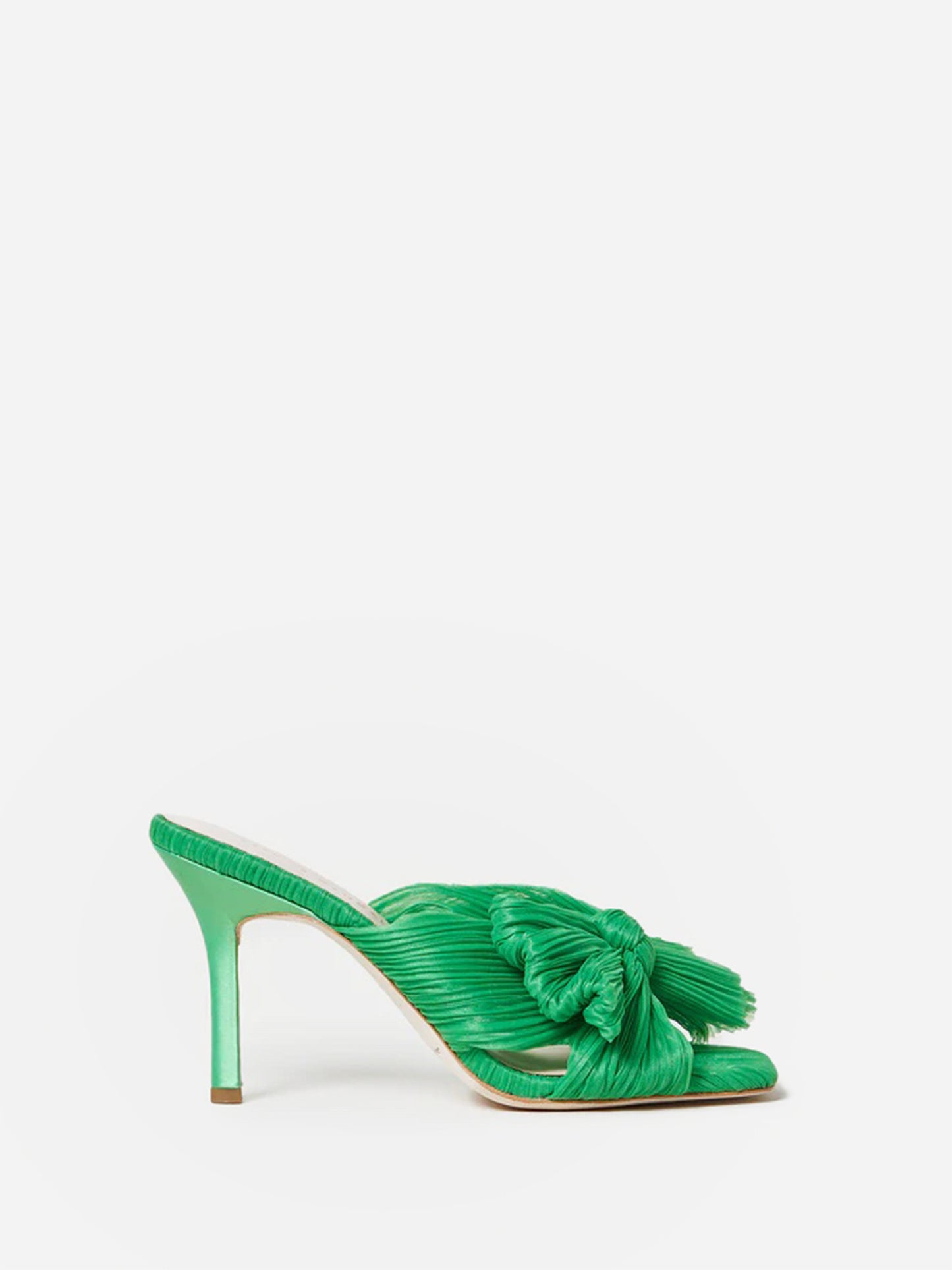 Loeffler Randall Women's Claudia Pleated Bow Mule - Saint Bernard
