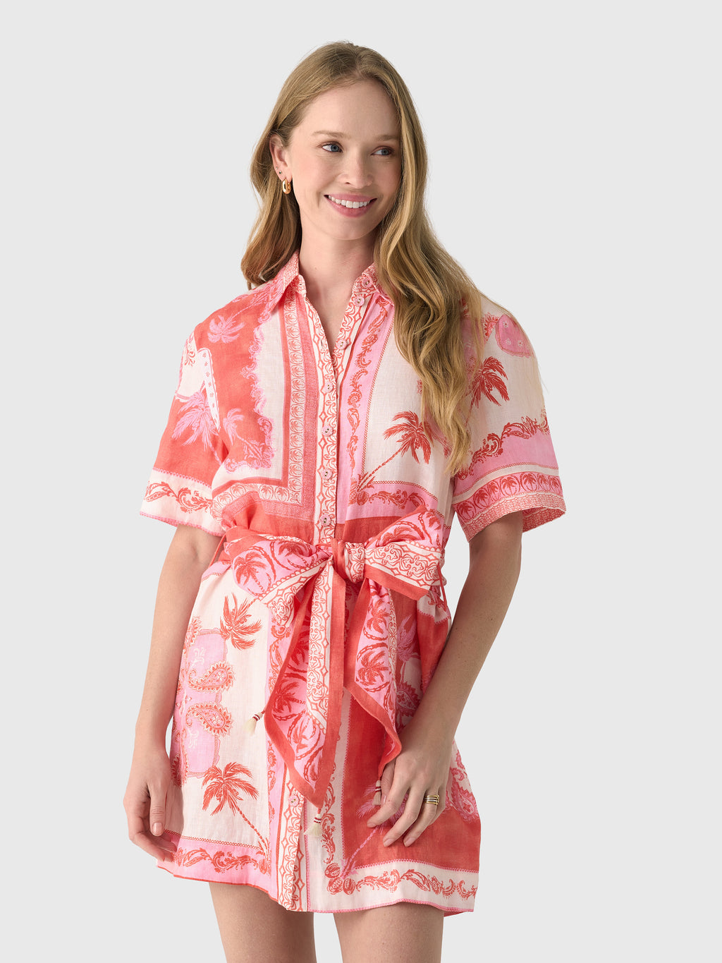 Kate Ford Women's Clivia Shirt Dress - Saint Bernard