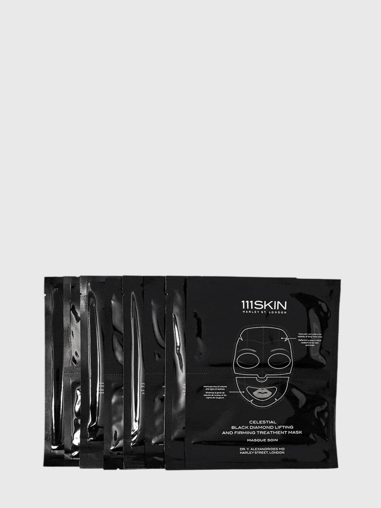 111SKIN Celestial Black Diamond Lifting & Firming Face Mask 5 Pack - Saint Bernard