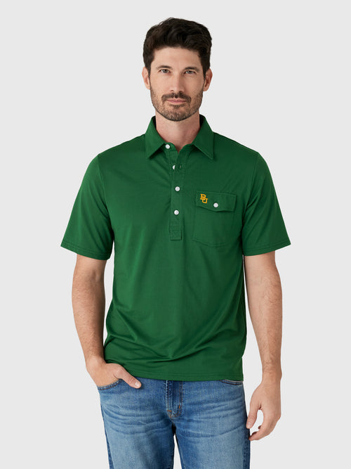 Criquet Men's Baylor University Coach's Performance Players Polo