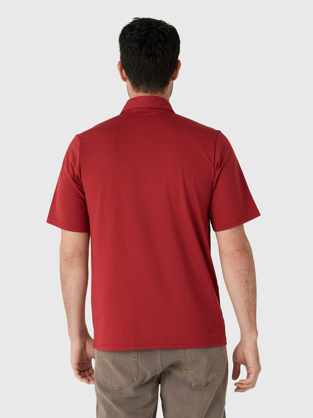 Criquet Men's Oklahoma University Coach's Performance Players Polo - Saint Bernard