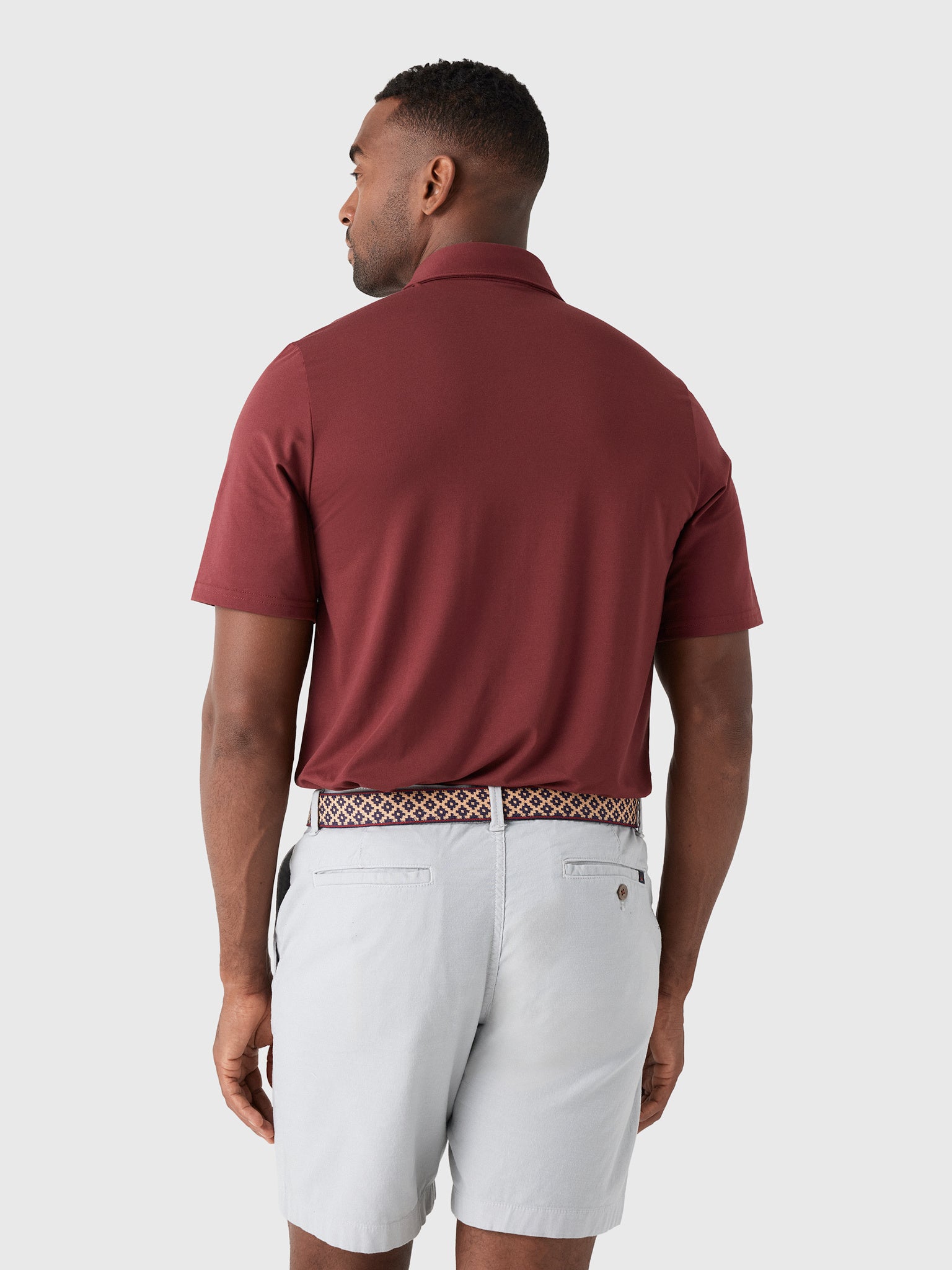 Criquet Men's Texas A&M University Coach's Performance Players Polo - Saint Bernard