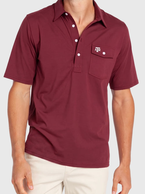 Criquet Men's Texas A&M University Coach's Performance Players Polo
