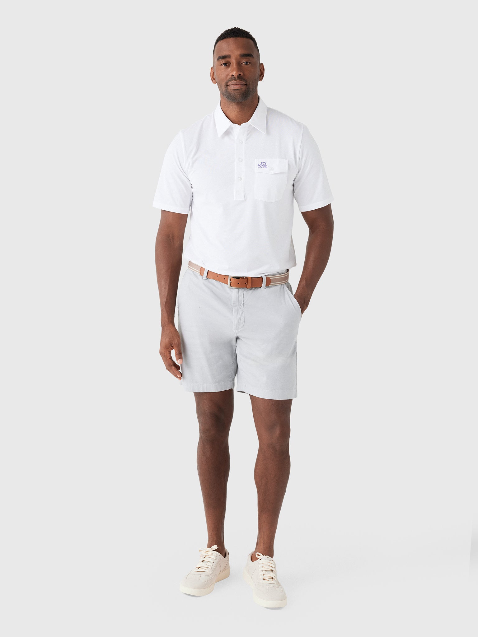 Criquet Men's Texas Christian University Coach's Performance Players Polo - Saint Bernard
