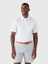 Criquet Men's Texas Christian University Coach's Performance Players Polo - Saint Bernard