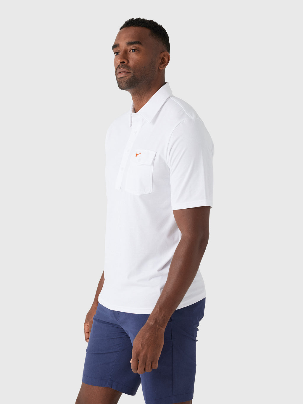 Criquet Men's University of Texas Coach's Performance Players Polo - Saint Bernard