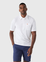 Criquet Men's University of Texas Coach's Performance Players Polo - Saint Bernard