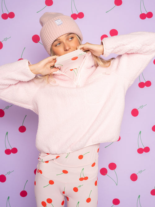 Berno Women's Cloud Zip Fleece Pullover