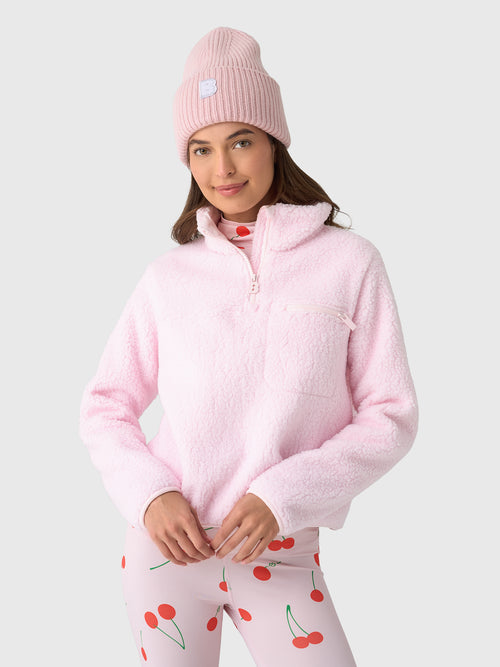 Berno Women's Cloud Zip Fleece Pullover