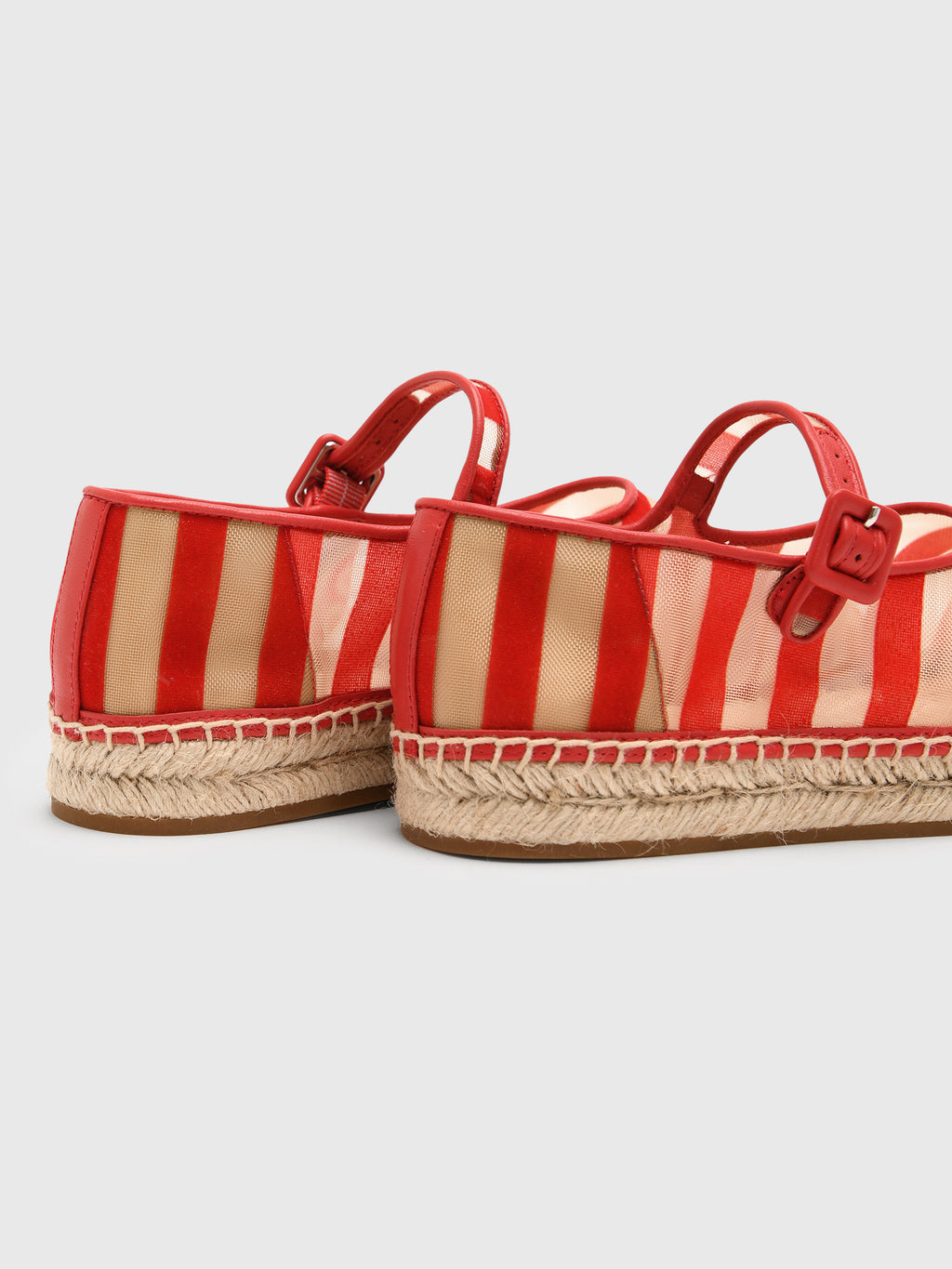 Loeffler Randall Women's Clover Mesh Espadrille Flat - Saint Bernard