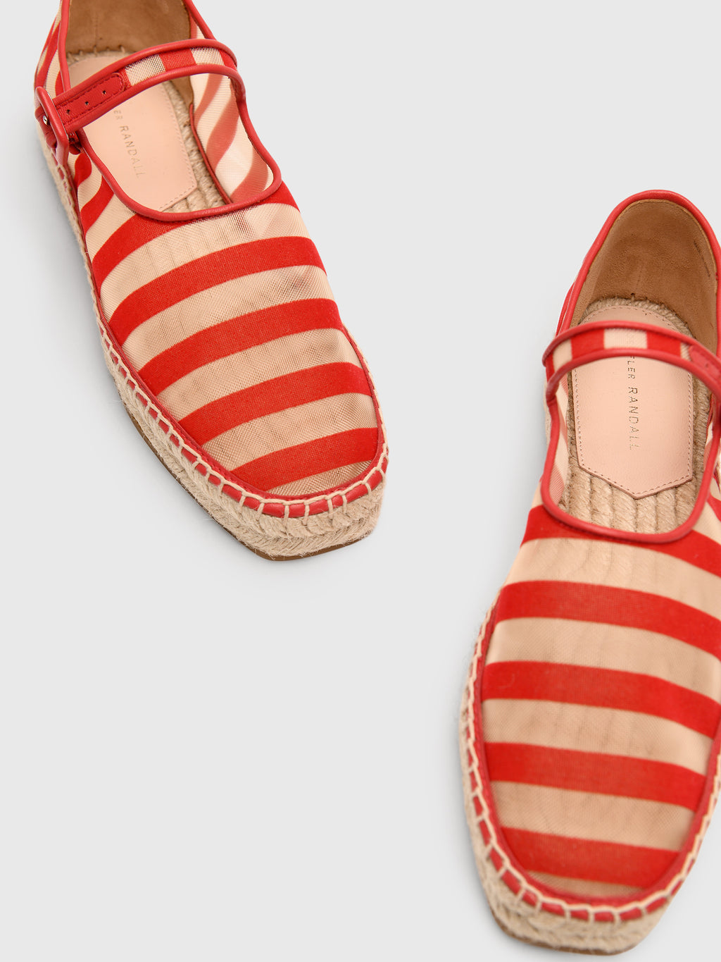 Loeffler Randall Women's Clover Mesh Espadrille Flat - Saint Bernard