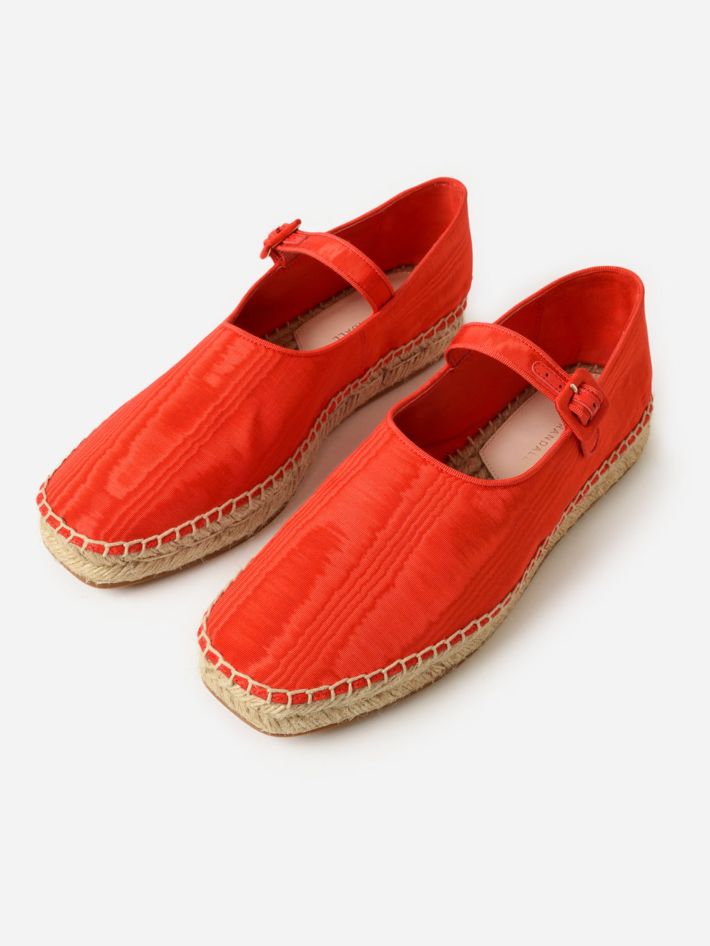 Loeffler Randall Women's Clover Moiré Espadrille Flat - Saint Bernard