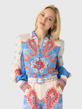 Kate Ford Women's Clivia Collar Blouse - Saint Bernard