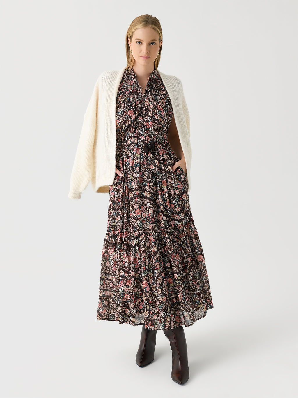 Cleobella Women's Indira Ankle Dress - Saint Bernard