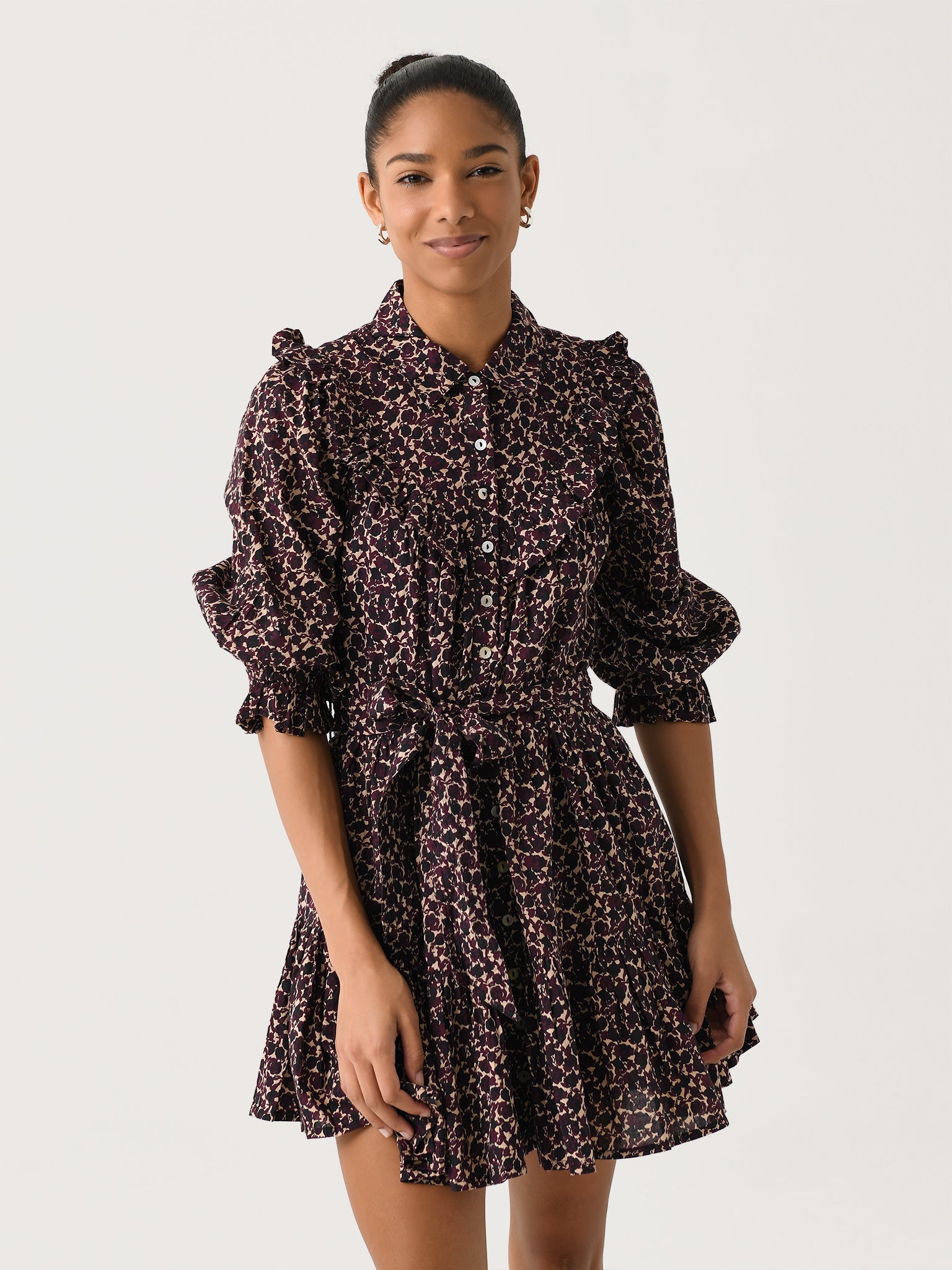 Cleobella Women's Lotte Mini Dress - Saint Bernard