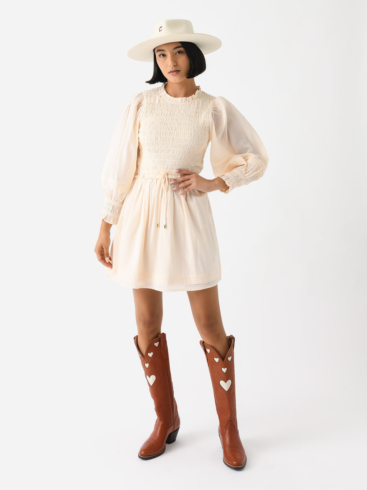 Cleobella Women's Brooke Mini Dress 248.00 Saint Bernard