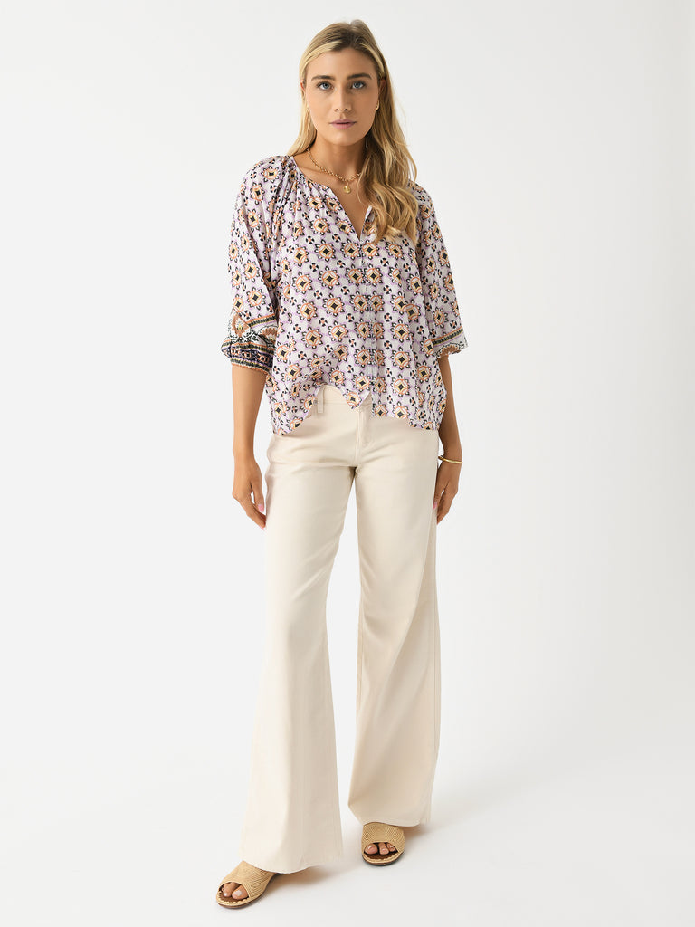 Cleobella Women's Ramona Blouse Saint Bernard