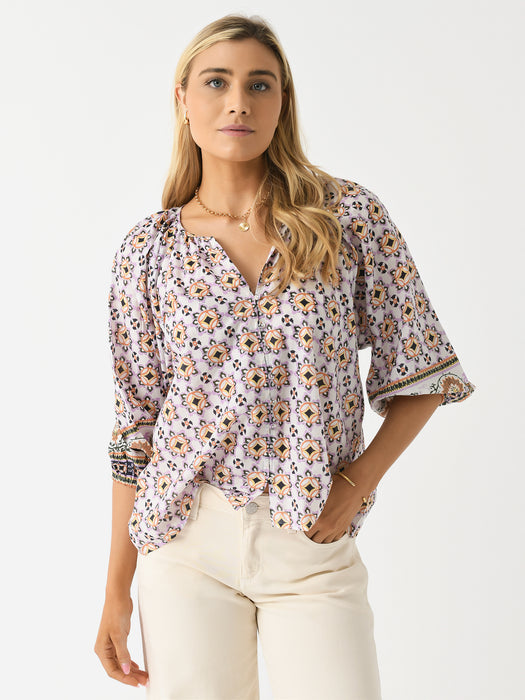 Cleobella Women's Ramona Blouse Saint Bernard