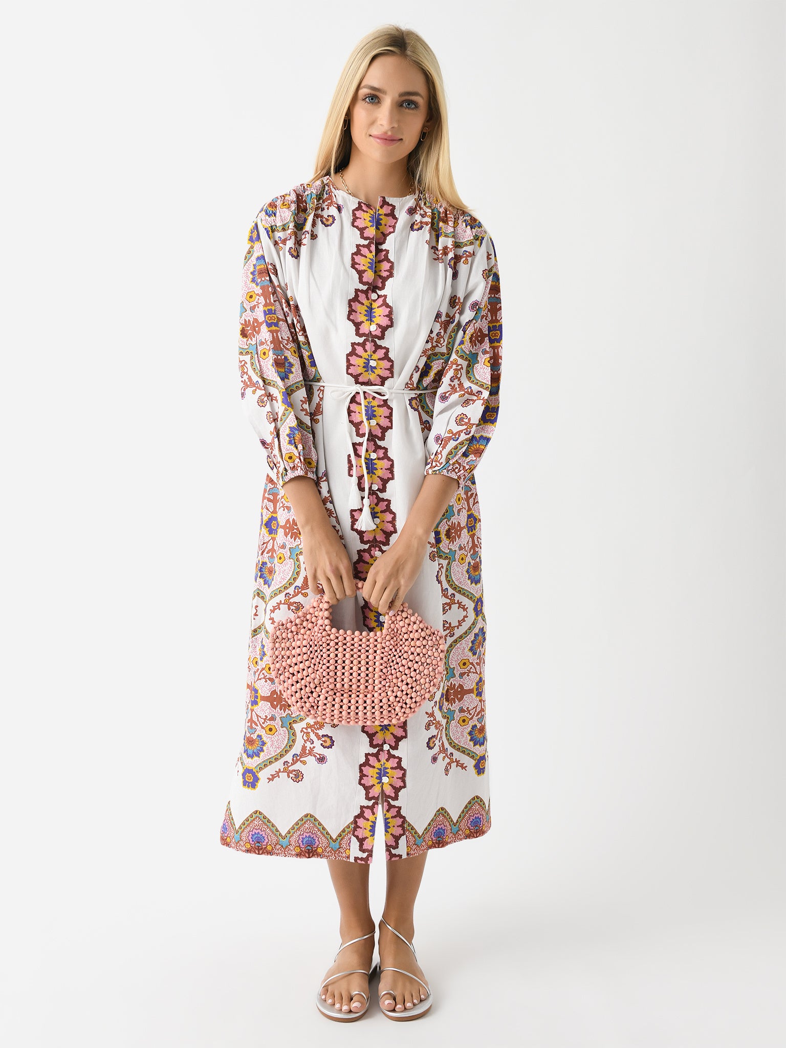 Cleobella Women's Kaila Midi Kaftan Dress - Saint Bernard