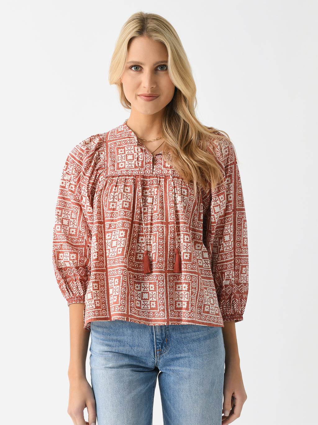 Cleobella Women's Justine Blouse - Saint Bernard