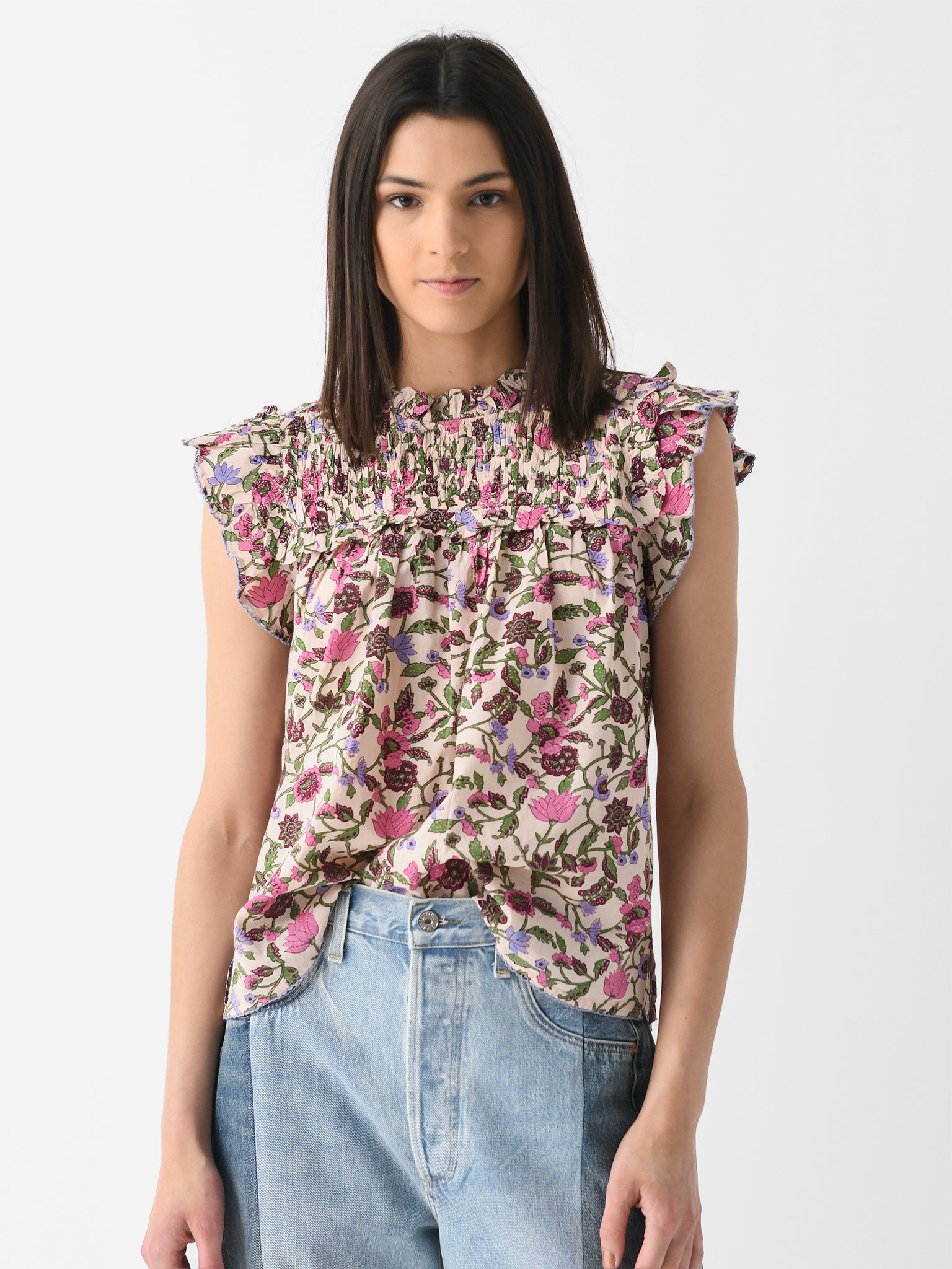 Cleobella Women's Virginia Blouse - Saint Bernard
