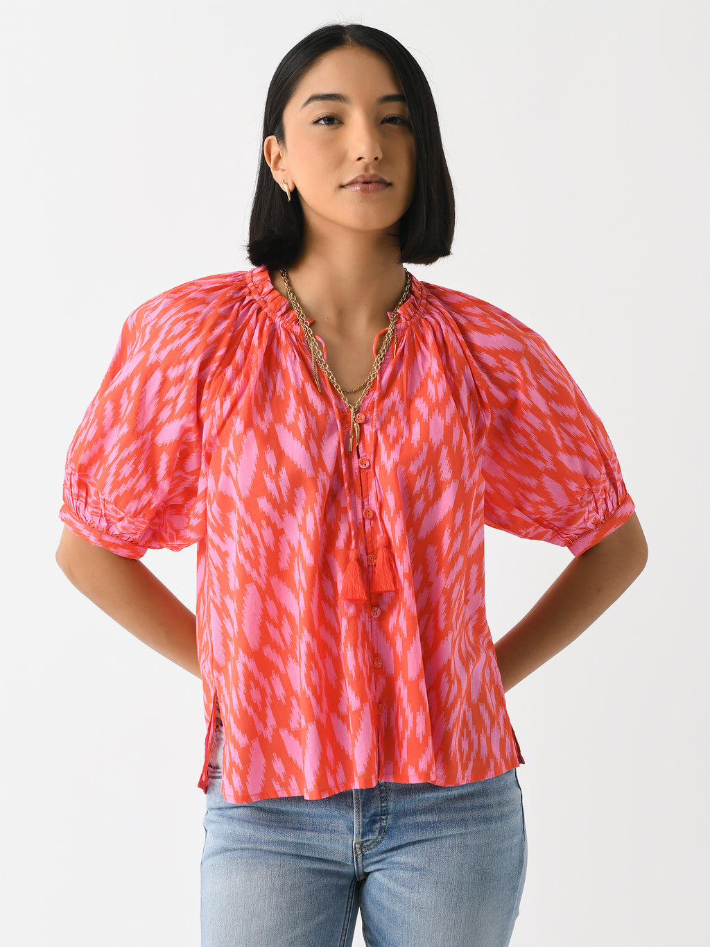 Cleobella Women's Malinda Blouse - Saint Bernard