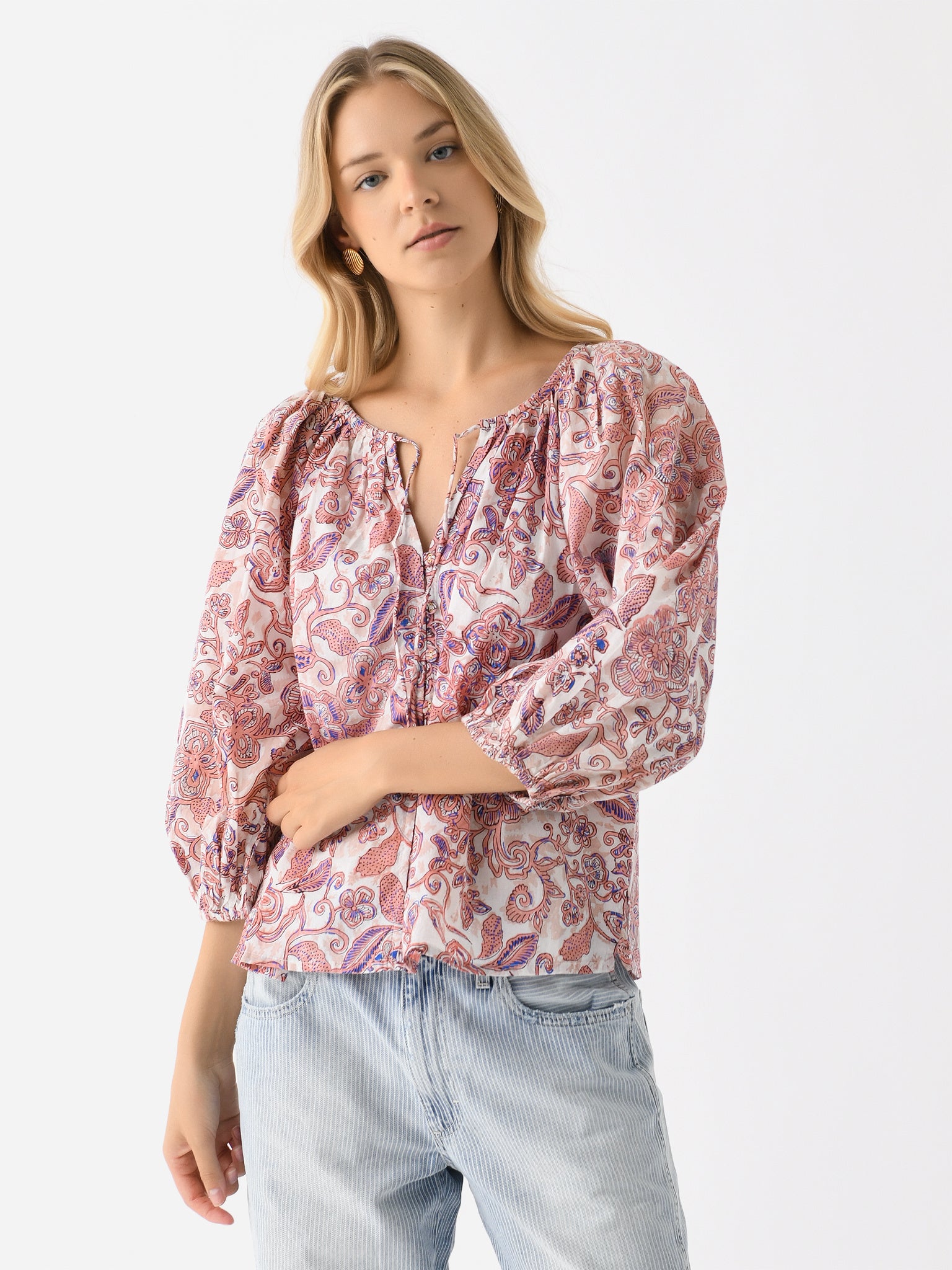 Cleobella Women's Kyla Blouse - Saint Bernard