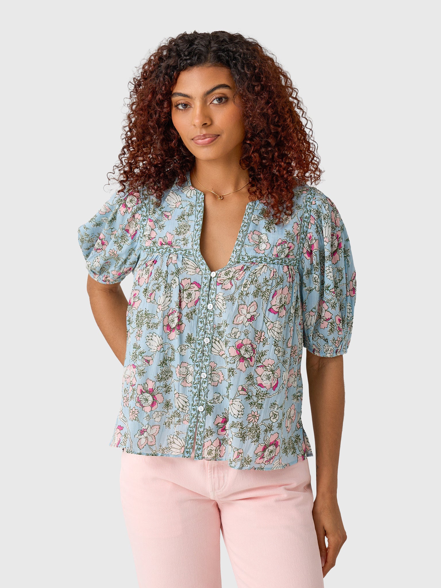 Cleobella Women's Maisie Blouse - Saint Bernard