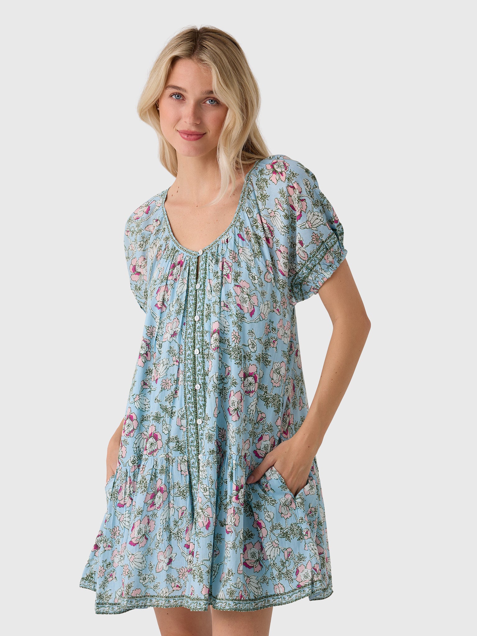 Cleobella Women's Elodie Mini Dress - Saint Bernard