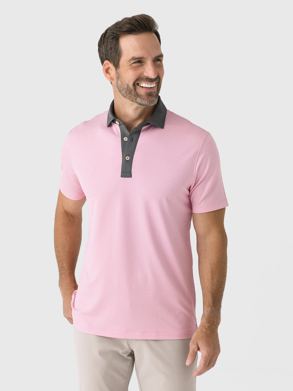 Sun Day Red Men's Refined Ax Thrower Polo - Saint Bernard