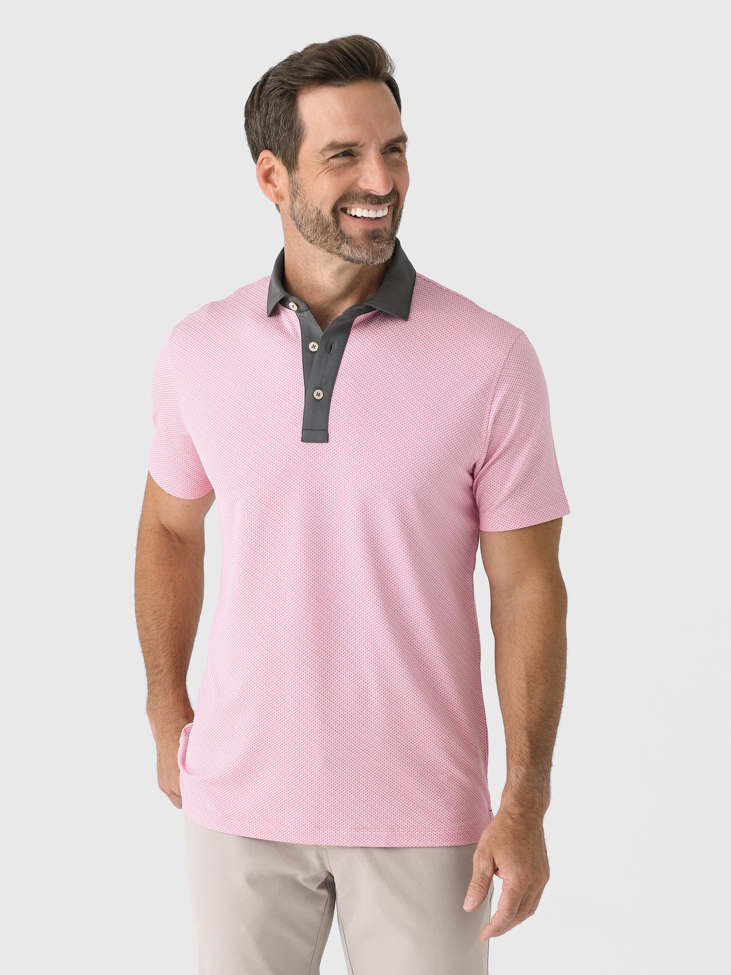 Sun Day Red Men's Refined Ax Thrower Polo - Saint Bernard