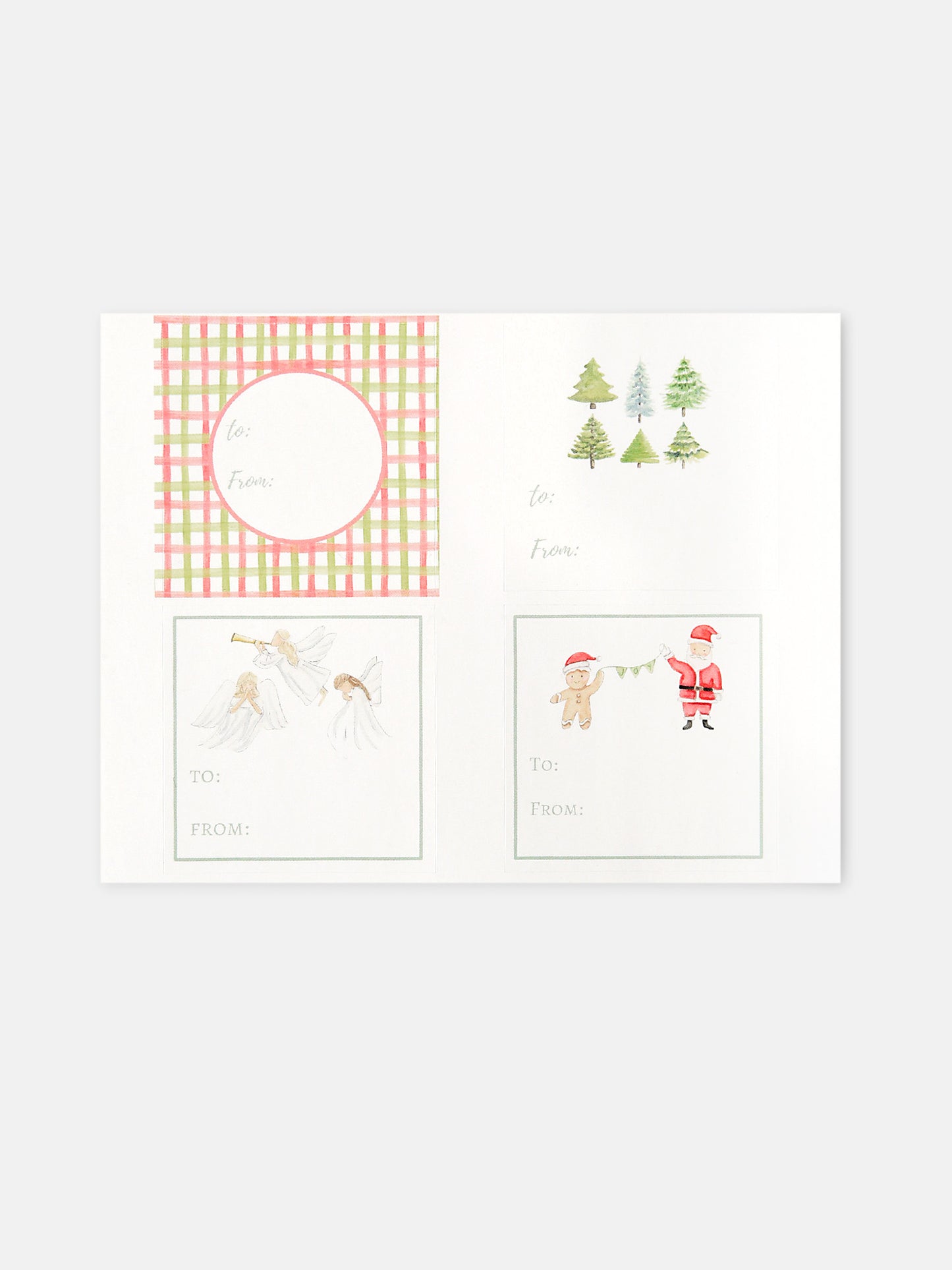 CMT Art To/From Holiday Stickers
