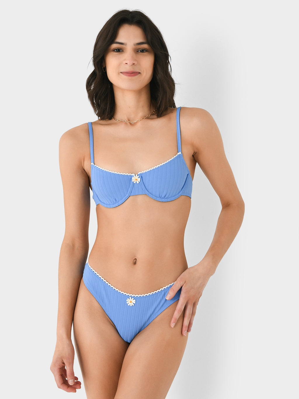 Solid + Striped Women's The Daphne Ribbed Bikini Top - Saint Bernard