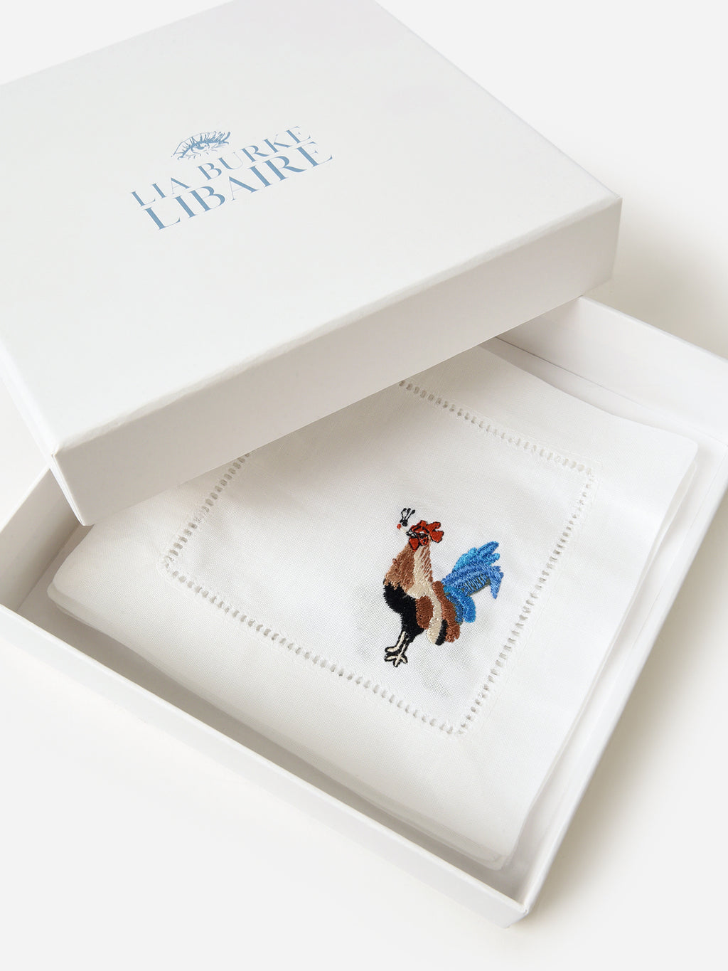 Lia Burke Libaire Cocktail Napkin Set - Saint Bernard