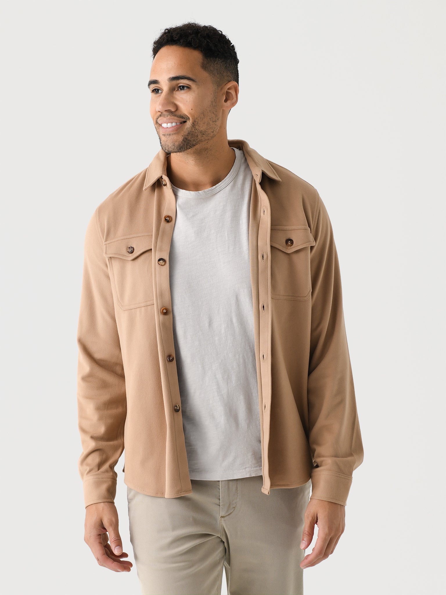 RYE51 Men's The Connor Shirt Jacket - Saint Bernard